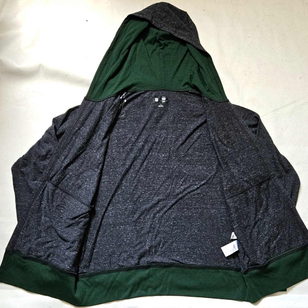 NWT! Green Bay Packers G-III 4Her by Carl Banks Chalk Talk Hoodie Cardigan Large - Picture 9 of 11